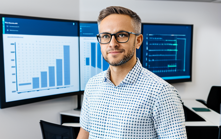 Data Architect**
"A professional data architect, wearing glasses and a collared shirt, stands in front of a large screen displaying a data lake architecture diagram. The background is a modern office environment with visible server racks. Fully clothed, appropriate attire, safe for work, perfect anatomy, natural proportions, professional, high quality, well-formed hands, proper finger count."
**