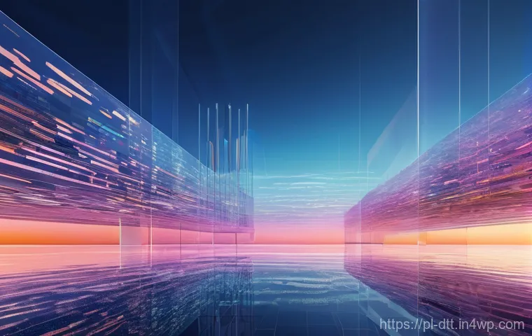 데이터 레이크 아키텍처 설계의 필수 도구 - **Prompt:** "A majestic, wide shot of a vast, tranquil digital lake, representing a Data Lake, at da...